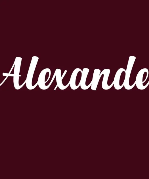 Alexander Font Free Download