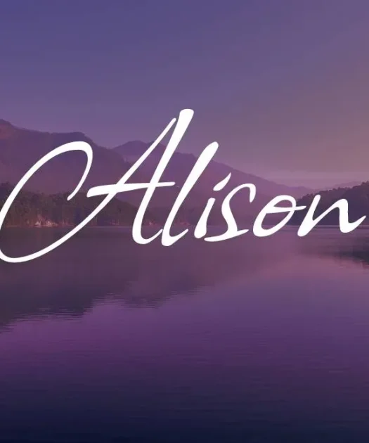 Alison Font Free Download