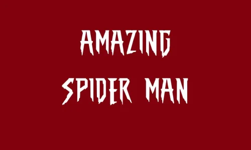 Amazing Spider Man Regular Font Free Download