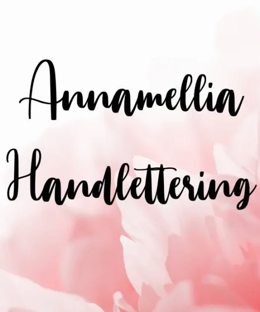 Annamellia Handlettering Font Free Download