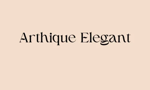 Arthique Elegant Font Free Download