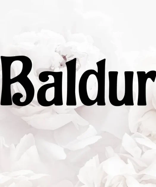 Baldur Font Free Download