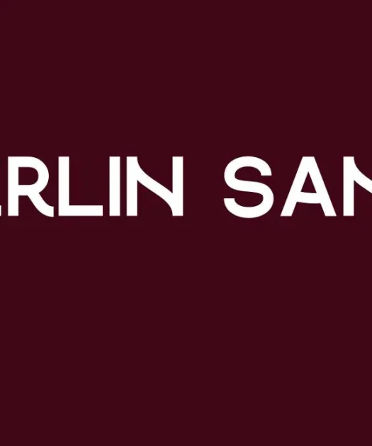Berlin Sans Font Free Download