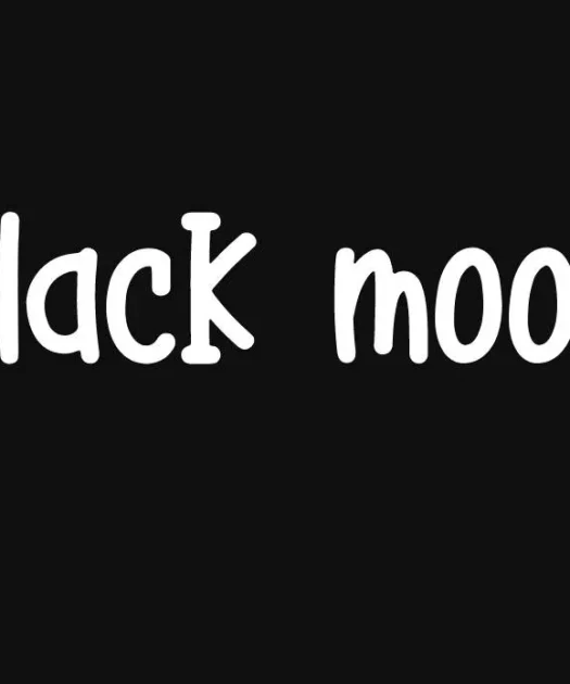 Black Moon Font Free Download