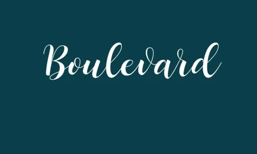 Boulevard Font Free Download