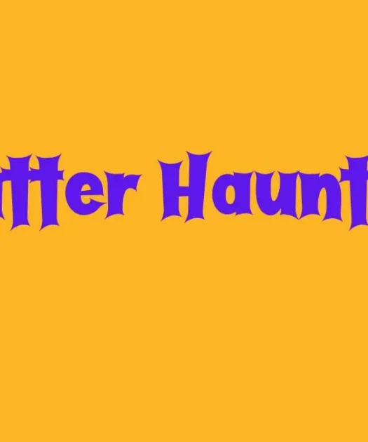 Butter Haunted Font Free Download 