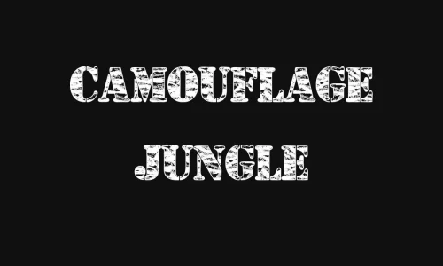 Camouflage Jungle Font Free Download