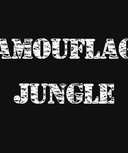 Camouflage Jungle Font Free Download