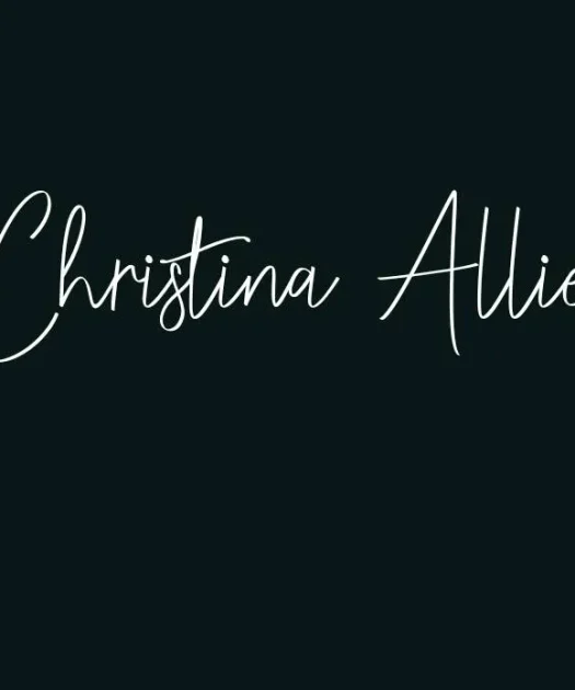 Christina Allie Font Free Download