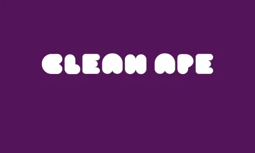 Clean Ape Typeface Font Free Download