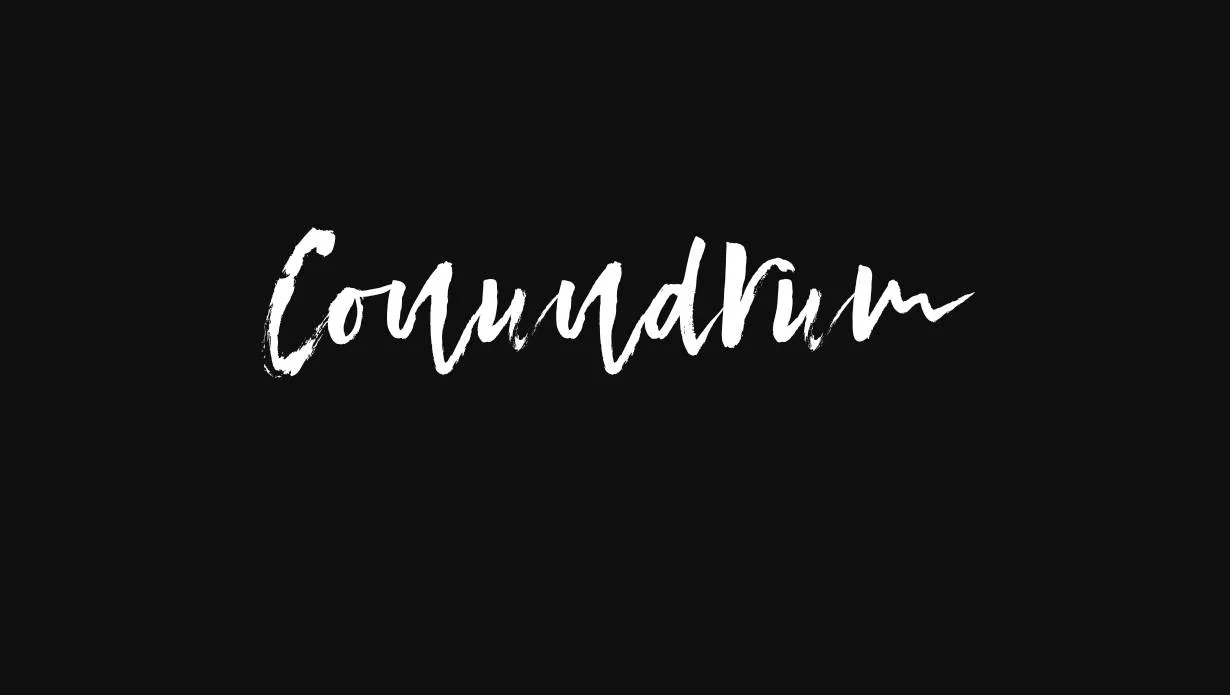 Conundrum Font Free Download
