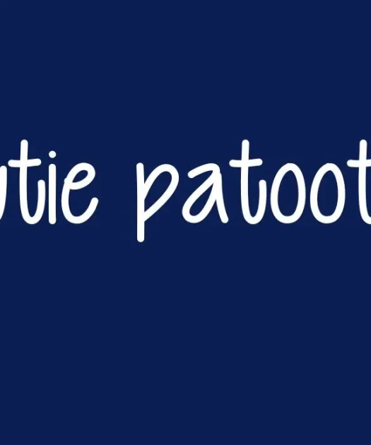 Cutie Patootie Font Free Download