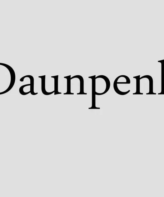 DaunPenh Font Free Download