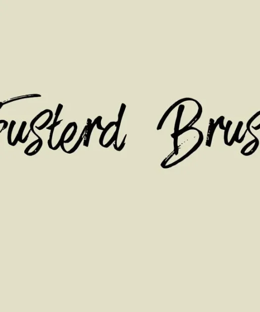 Fusterd Brush Font Free Download