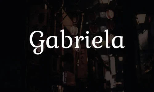 Gabriela Font Free Download
