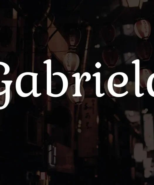 Gabriela Font Free Download