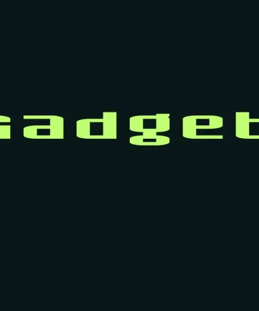 Gadget Font Free Download