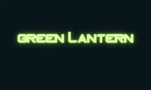 Green Lantern Font Free Download