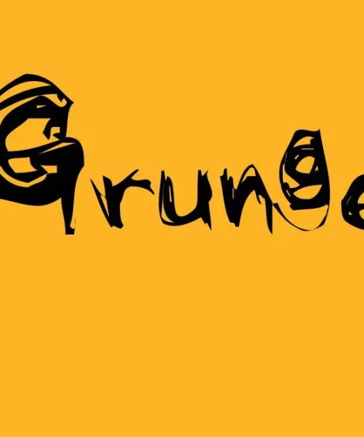 Grunge Font Free Download