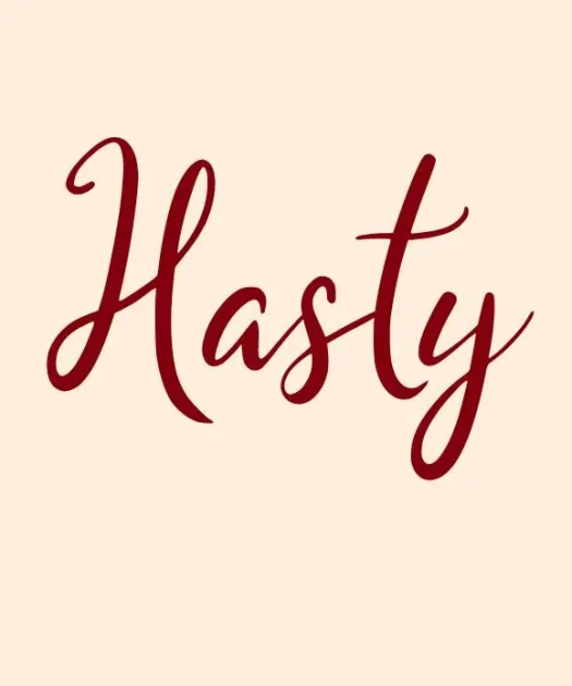 Hasty Font Free Download