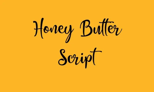 Honey Butter Script Font Free Download