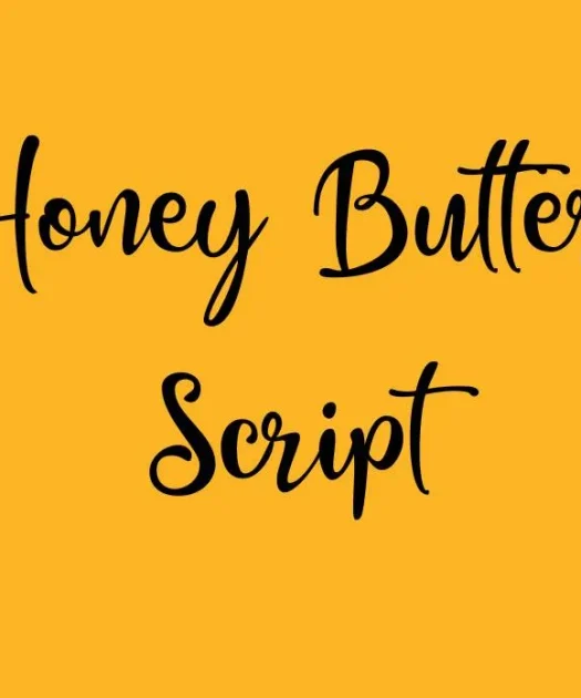 Honey Butter Script Font Free Download
