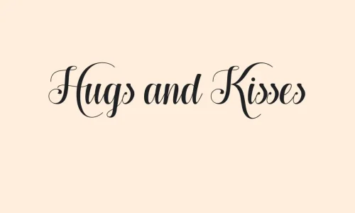 Hugs and Kisses Font Free Download