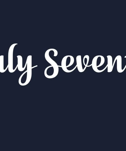 July Seventh Font Free Download