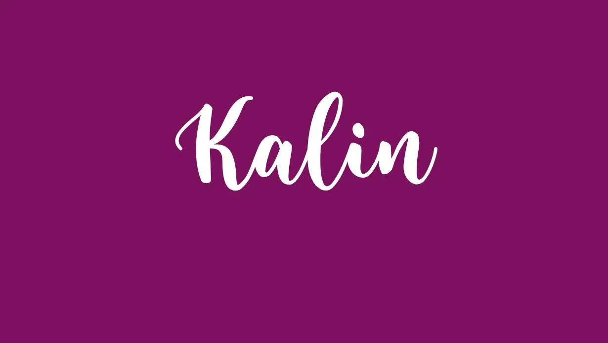 Kalin Font