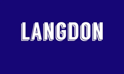 Langdon Font Free Download Langdon Font Free Download
