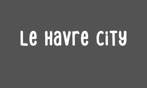 Le Havre City Font Free Download