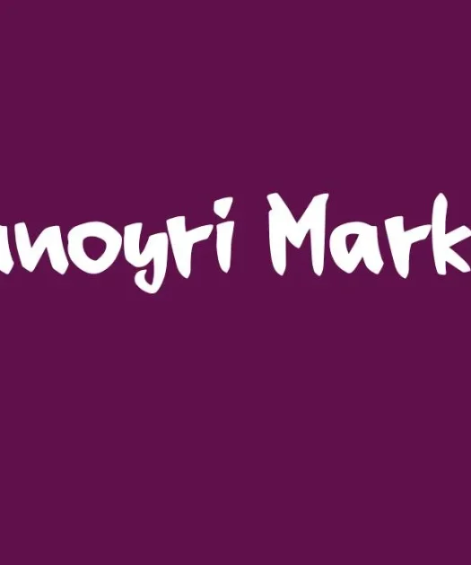 Manoyri Marker Font Free Download