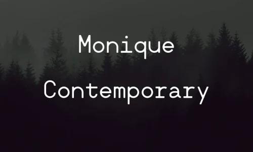 Monique Contemporary Font Free Download