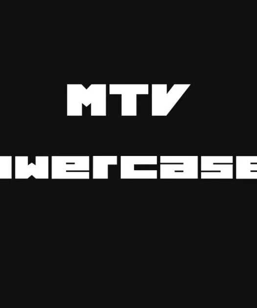 MTV Lowercase 2 Font Free Download