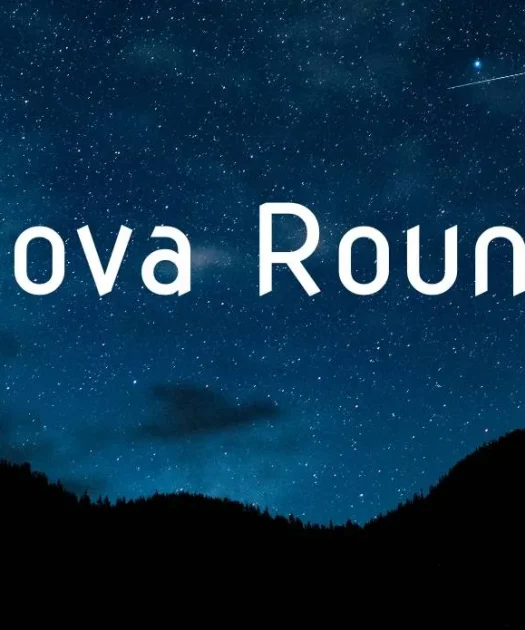 Nova Round Font Free Download 