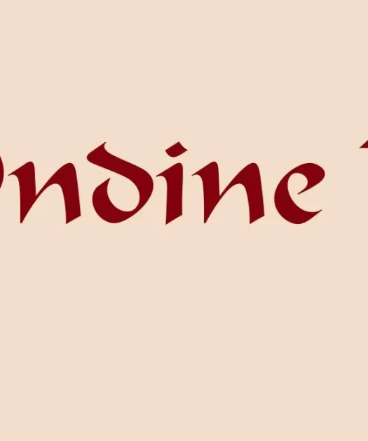 Ondine D Font Free Download