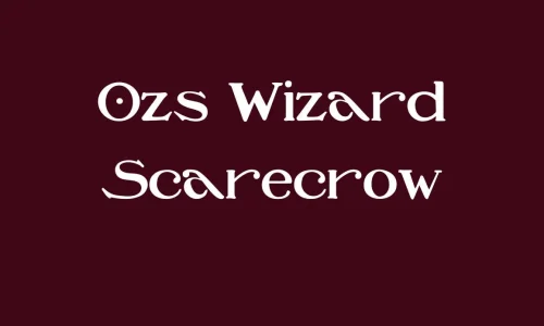 OZ’s Wizard Scarecrow Font Free Download