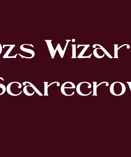 OZ’s Wizard Scarecrow Font Free Download