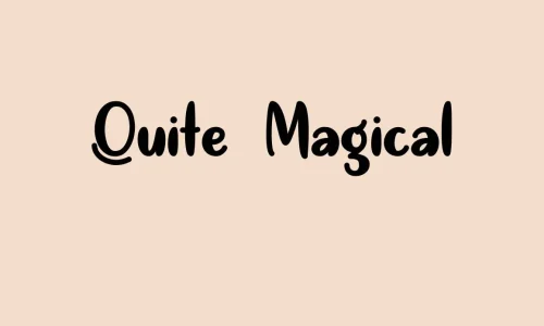 Quite Magical Font Free Download
