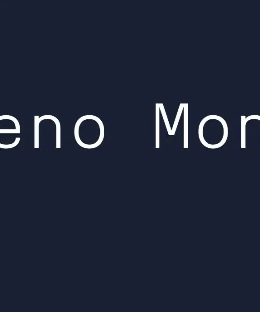 Reno Mono Font Free Download