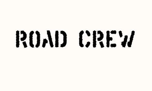 Road Crew Font Free Download