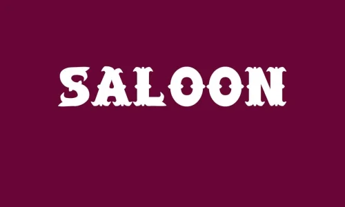 Saloon Font Free Download