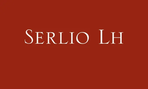 Serlio LH Font Free Download