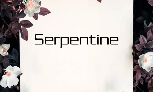 Serpentine Light Font Free Download