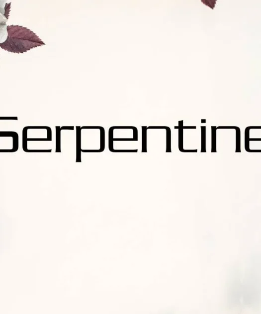 Serpentine Light Font Free Download
