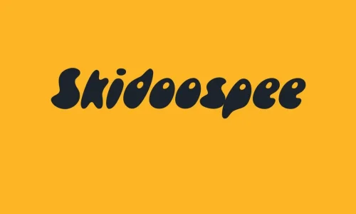 Skidoospee Regular Font Free Download