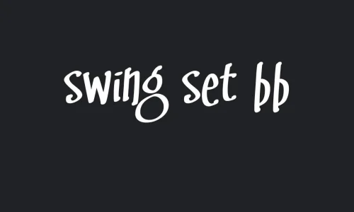 Swing Set BB Font Free Download