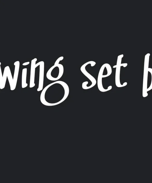 Swing Set BB Font Free Download