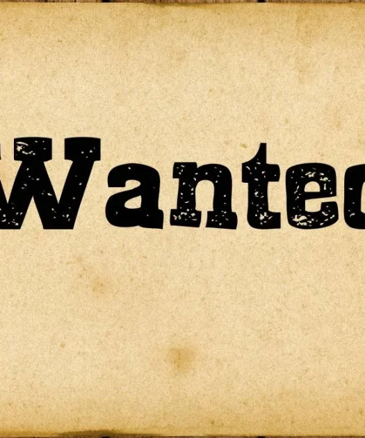 Wanted: An Old West Style Font Free Download