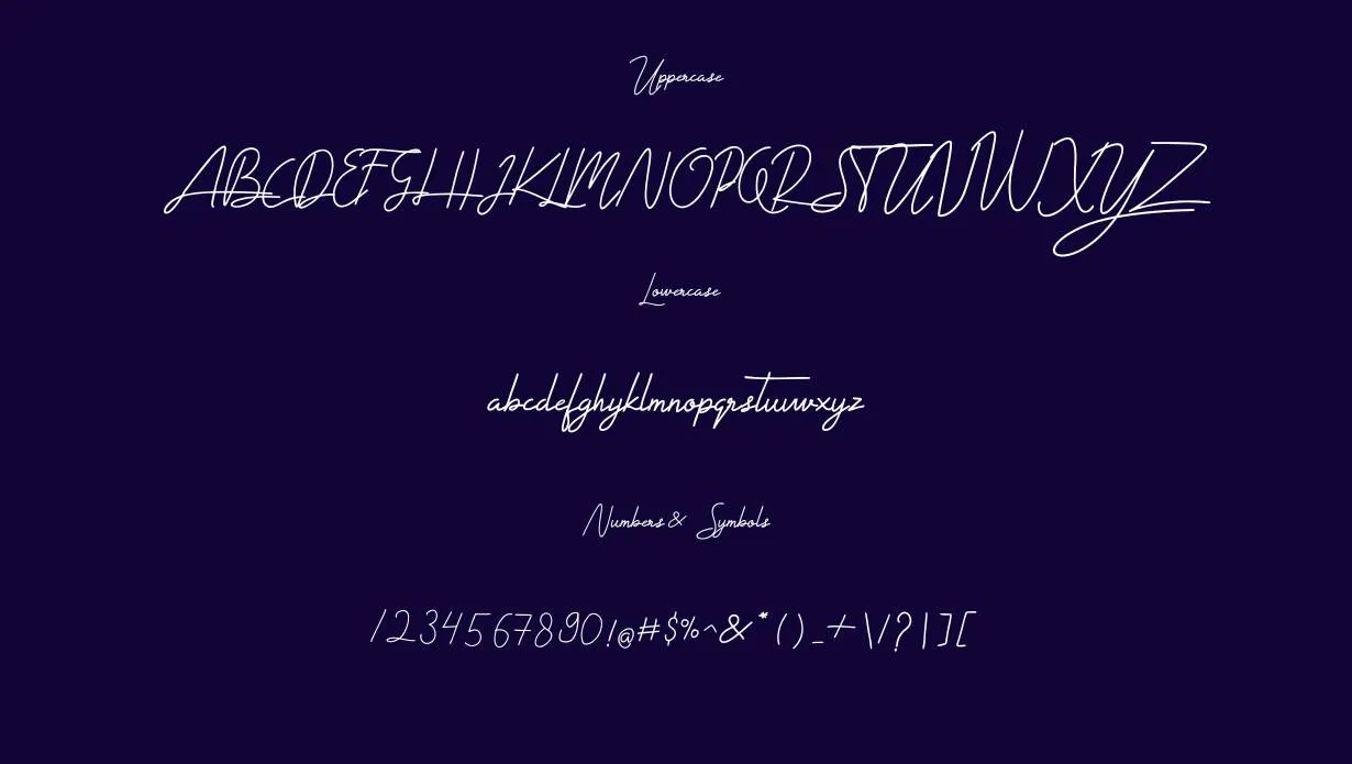 Alabama Signature Font